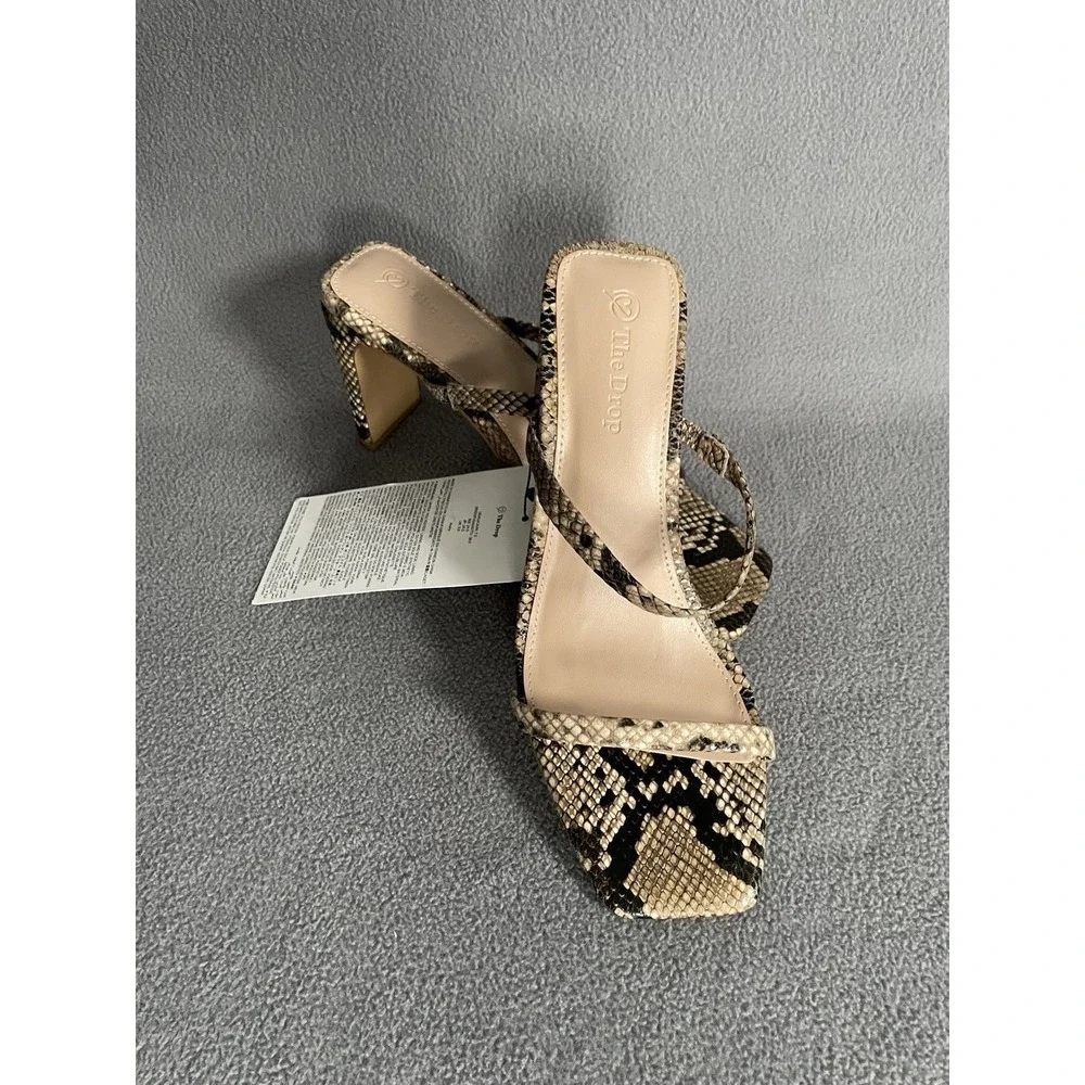 The Drop Avery Sandal/ Heels Snake Pattern Sz7.5 New!‎